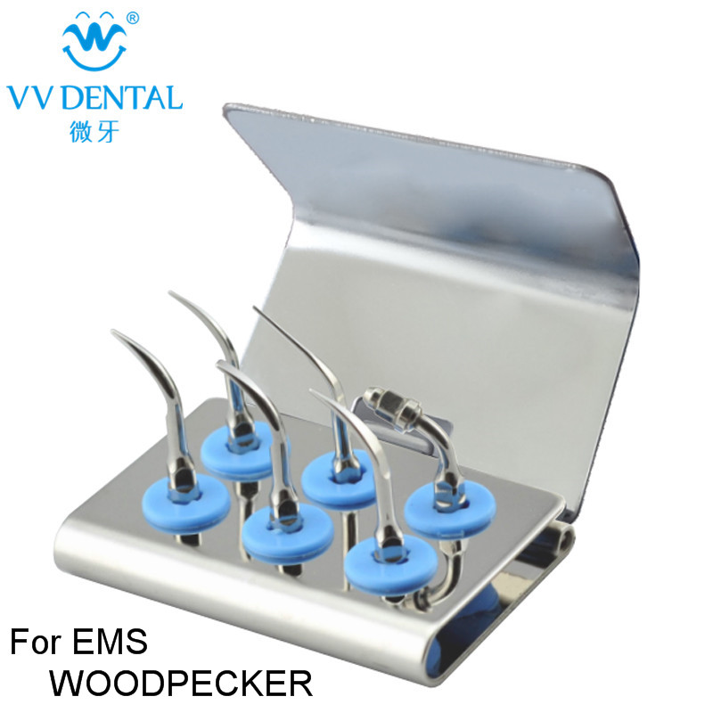 1 сет ESKS Scaler Стандарден Комплет Sliver G1 Медицински нерѓосувачки челик стоматолошка опрема кина стоматолошка опрема