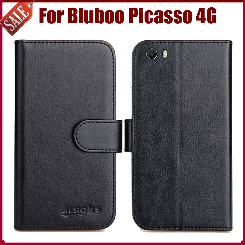 Топла Продажба! Bluboo Picasso 4G Случај Нов Пристигнување 6 Бои Луксузни СТП Кожа со Заштитен Телефонски Покритие За