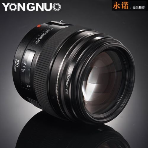 YONGNUO YN100mm F2 Медиум Telephoto Леќа Премиер Леќа Голем Отвор Авто Фокус Објектив за Canon EOS Бунтовнички Камера БОЛЕСТ МФ