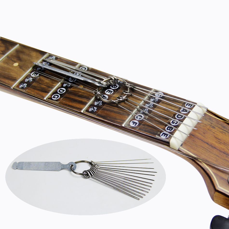 Гитара перница вратот ритам мелење датотека ритам string метал круг knifives стрингови одржување алатки