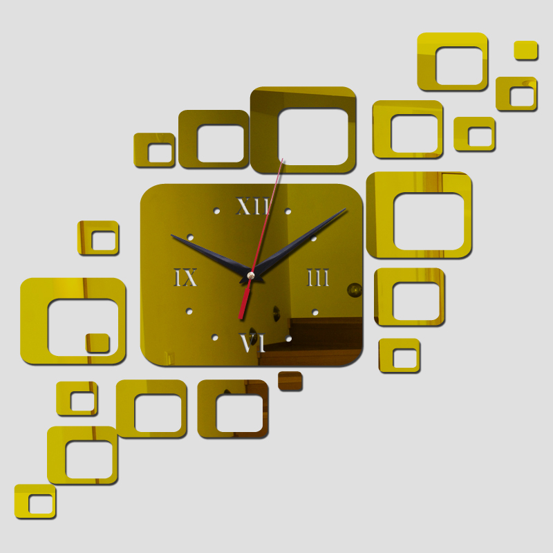 година нови ѕиден часовник reloj де споредено diy Акрилик часовници horloge murale модерен дизајн Кварц види Дневна