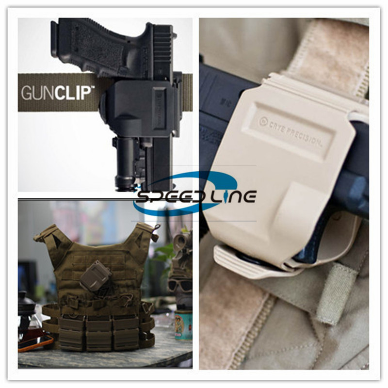 Воена Тактичка ловечка опрема брзо да подготви клип Глок пиштол holster за ГЛОК 17 18 22 23 26 28 35 црн тен