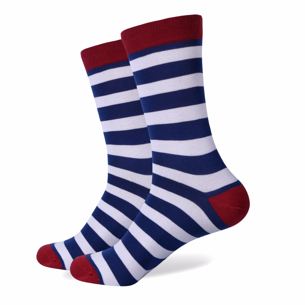 Натпревар-Up mens чорапи моден бренд чешлани памук обоени глуждот чорапи мажи со висок квалитет (7 пара/многу) не подарок кутија