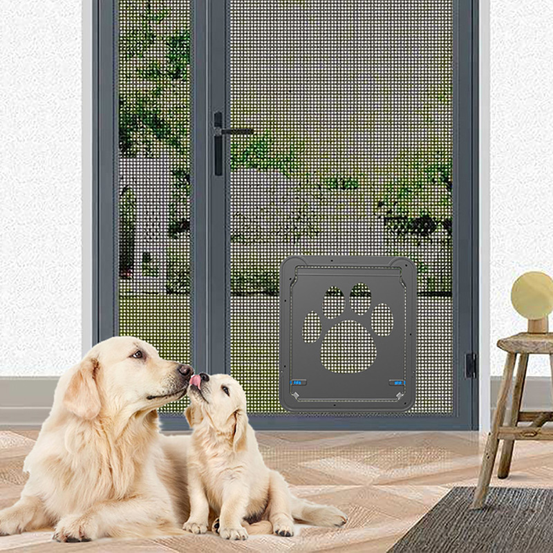 4-Начин Lockable Пластични Милениче Големо Куче, Мачка Вратата за Прозорец на Екранот Безбедност Размавта Гејтс Милениче
