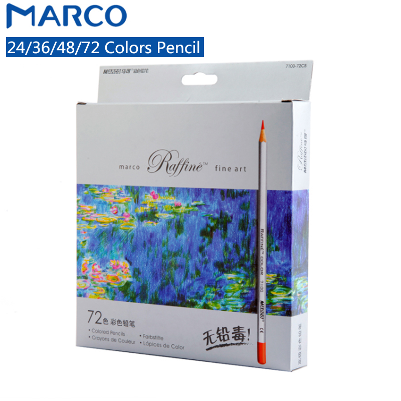 Марко Raffine 72colors Цртање Боја, Молив Ликовна Уметност, Не-токсични Lapis Де Кор Професионални Скица Обоени Моливи