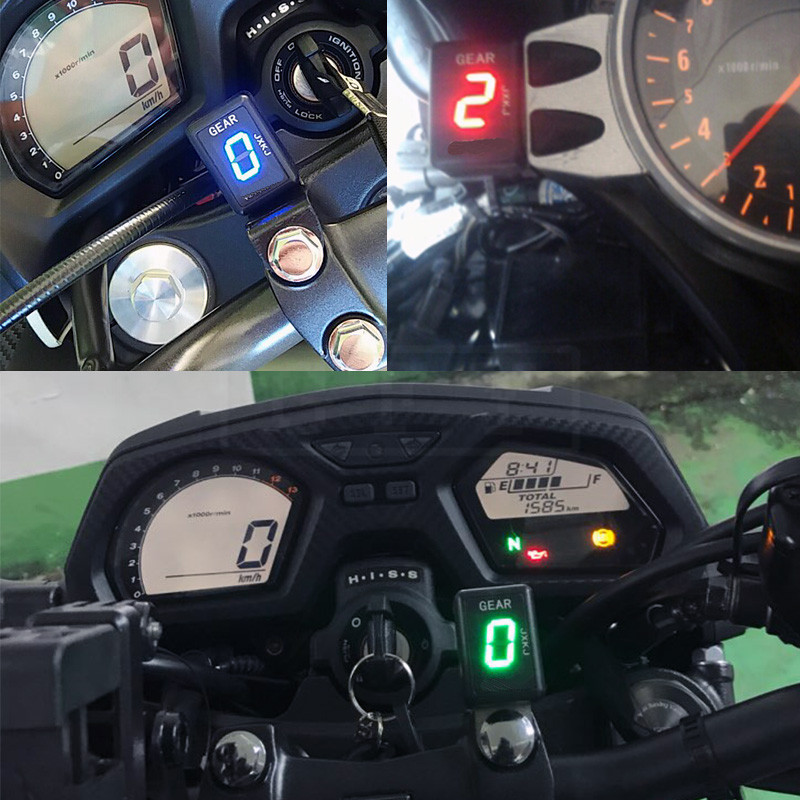 Мотоцикл LCD Електроника 6 Брзина 1-6 Ниво на Опрема Индикатор Дигитална Опрема Метар За Хонда CB650F CBR600F CBR650F