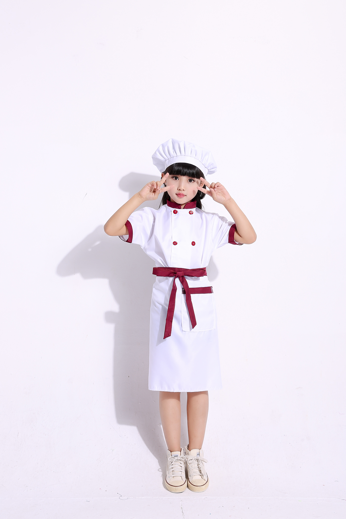 Готвач униформа Костими Деца Фотографија Cosplay Момчиња Девојчиња Готвачи Облека работни Перформанси Облека ноќта на