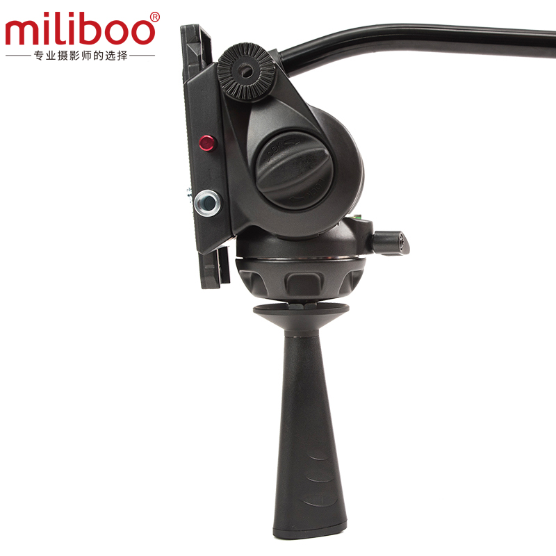 miliboo MYT802 База Рамен Течност Главата со 75mm Сад Големина за Камерата Tripod/Monopod Топката Адаптер Стојат Оптоварување