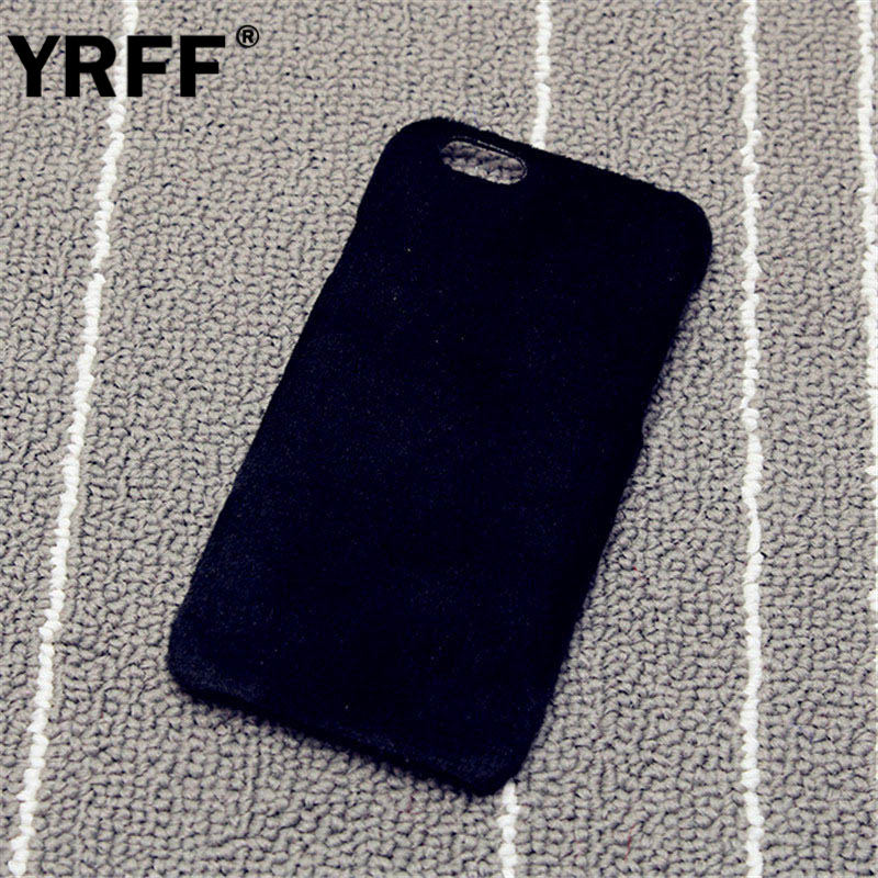 YRFF Кадифен телефон случај за apple iphone 6s 6 7 4.7 инчен 7plus 6s 6 плус покрие Кожен Тешко назад Опфаќа За iPhone