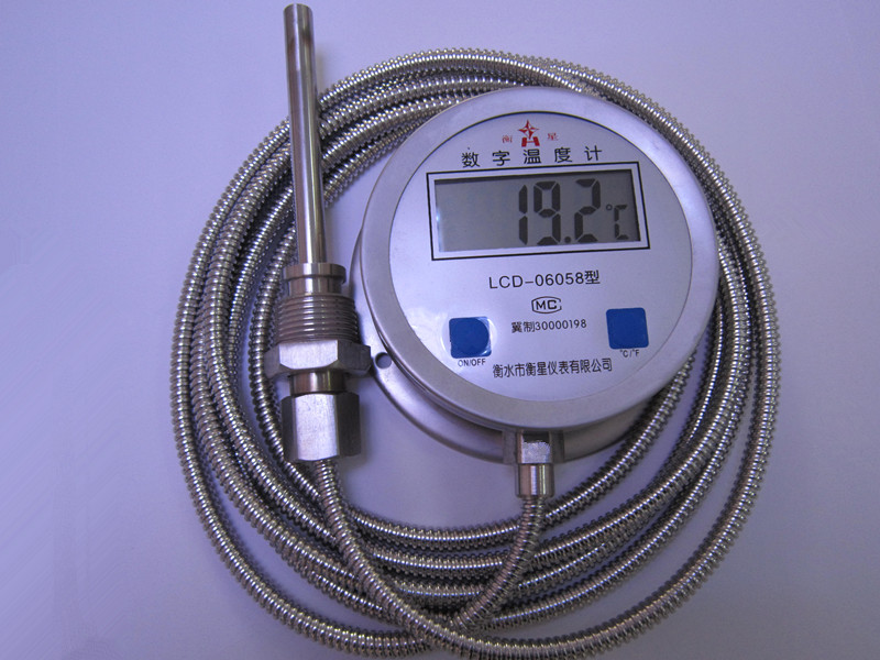 Bimetallic Дигитален термометар -50-200 степени Далеку EasTone конзерванс термометар нерѓосувачки челик водоотпорен сонда должина од 1M