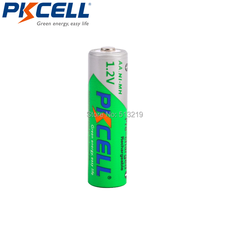 28Pcs PKCELL Ниска само-отпуштање Трајни АА Батерија 1.2 V 2200mAh Ni-МЗ Акумулатори 1.2 Volt 2A Baterias Bateria