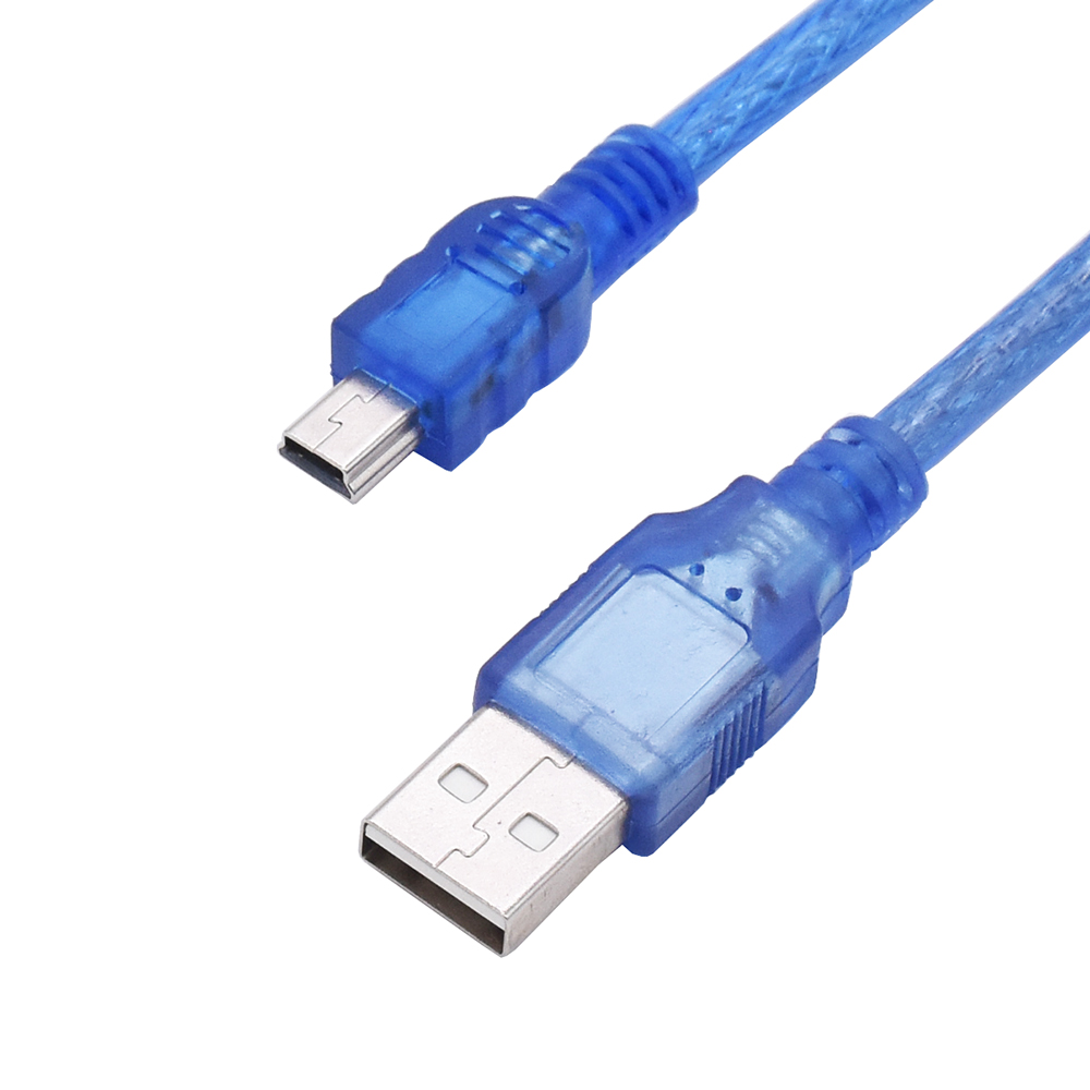 Трговија на големо 30cm 50cm 150cm Sync Mini 5P USB Кабел USB-за да го Mini 5P Б Кабел за Податоци За MP3/4 Звучници