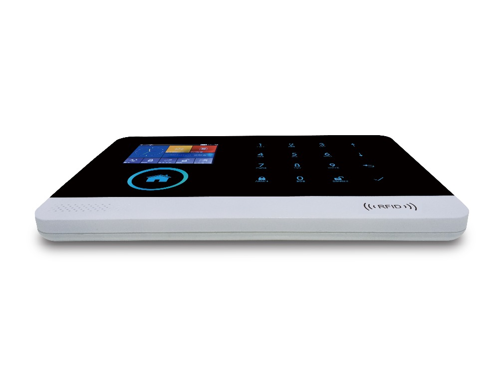SmartYIBA руски француски, шпански, холандски СТАН Контрола на Екранот на Допир, GPRS WIFI GSM Home Безбедност Аларм Систем со IP Камера