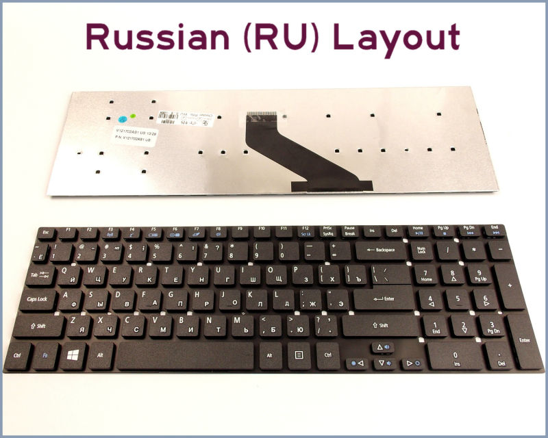 Нова Тастатура RU руската Верзија за Acer Стремат V3 V3-571 V3-571-6882 V3-571-9808 V3-571-6456 V3-571-6805 Лаптоп