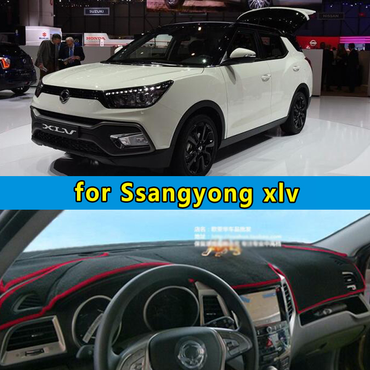 dashmats автомобил-стил, додатоци табла покритие за Ssangyong xlv година