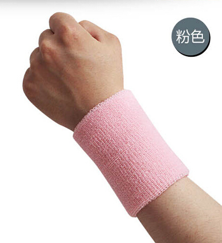 1 парче 15*7.5 cm тери крпа wristbands спорт sweatband рака бенд за салата одбојка тенис пот зглоб поддршка подготвуваат