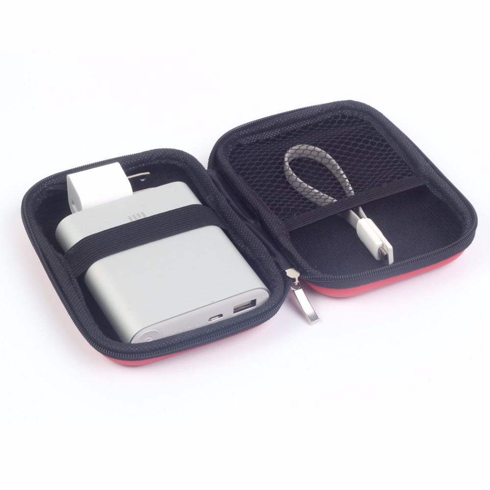 SUMPK 140*100*40mm моќ банка кутија хард диск торба ЕВА слушалки држачот за Мобилен cargador movil Торба торбичка Плоштадот