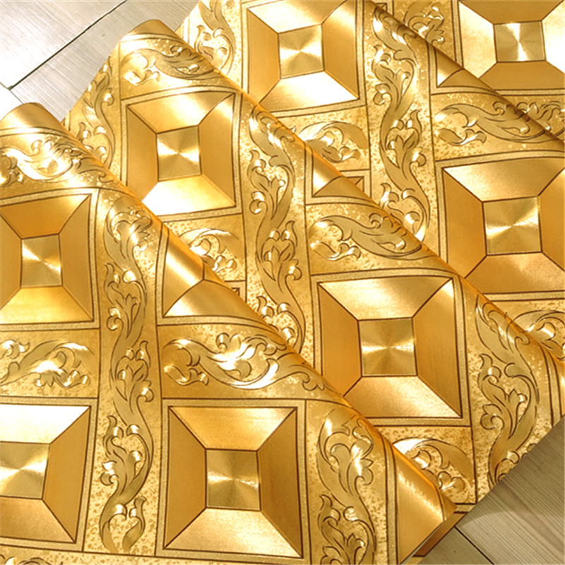 beibehang High-end луксузни таванот позадина златна фолија сребро дијамант решетки позадина КТВ дневна соба бар aisle покривот ѕид хартија