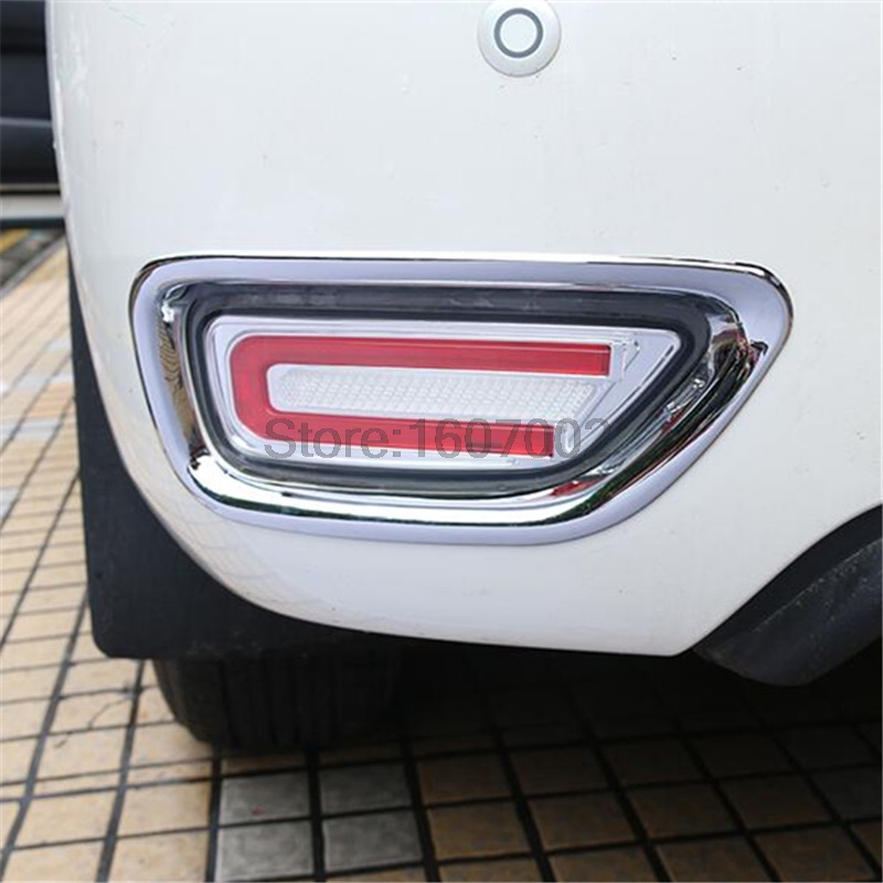 За Nissan patrol y62 2011-2017 ABS Хром Задните Магла Светлина Покрие Скратува Висок квалитет!2 парчиња/set