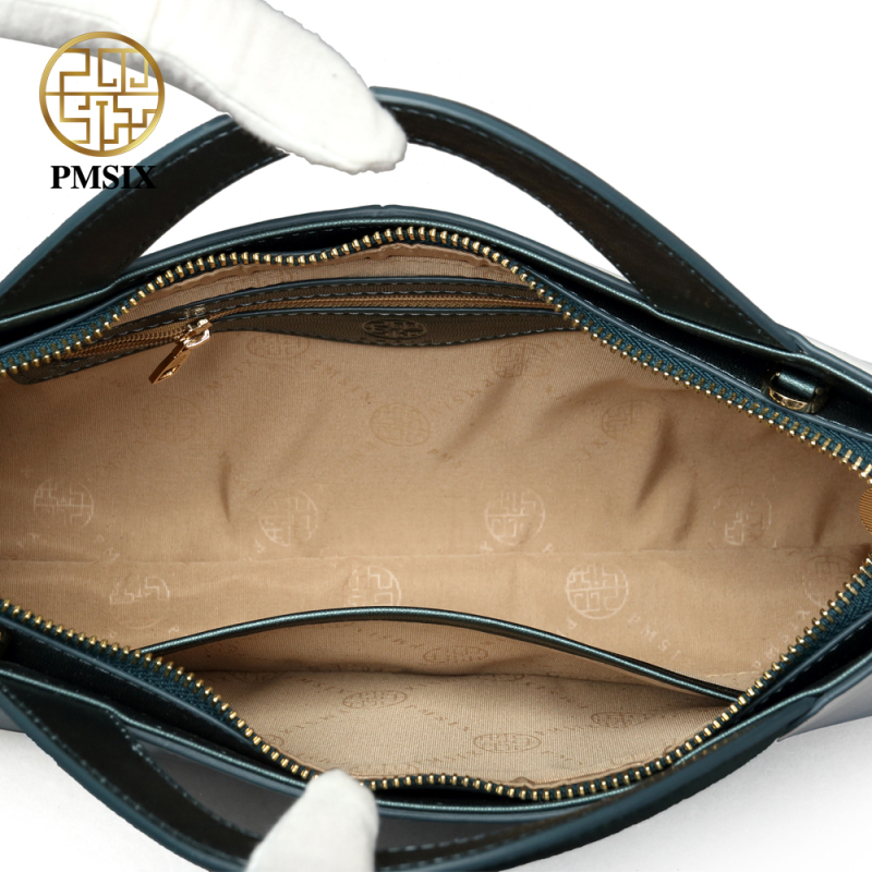 PMSIX 2018 Сплит Кожа Жените Кеси Дизајнер на Чанти светла боја Едноставни Модни Торба Половина месечината Tote спојки кеси P120115