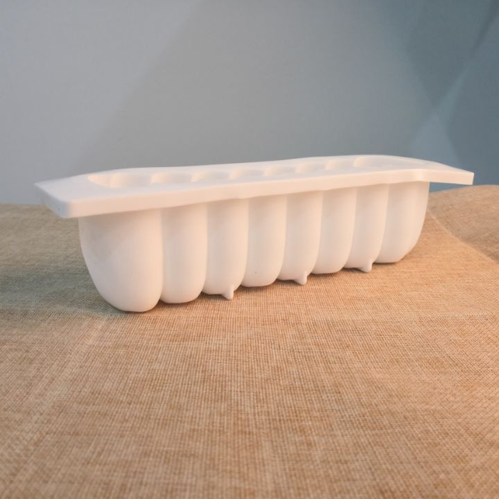 Бела силиконски калап кујна печење прибор Гасеница Форма Торта Мувла Mousses Мувла сладолед Печење Материјали DIY Печење Алатки