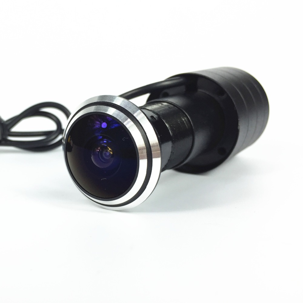 Топла Продажба 1/3 CCD 800TVL Боја Дома на Врата Дупка Око Peephole Pinhole Гледачот Безбедност мини Камера за видео надзор 25-30мм Дебелина Врата