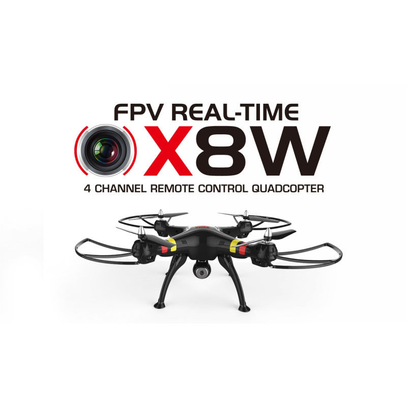 Syma X8W WiFi Реално Време Видео 2.4 G 4ch 6 Оска Потфат со 2MP Широк Агол FPV Камера РК Quadcopter RTF