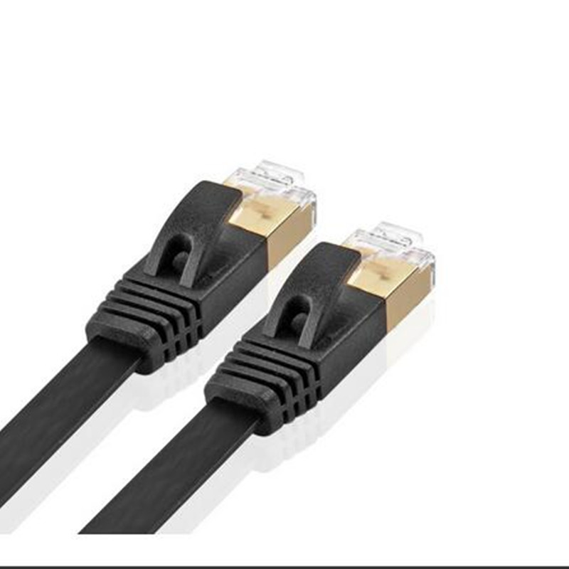 LBSC Cat7 Ethernet Рамен Печ Мрежен Кабел, Заштитени (STP) со Snagless Rj45 Конектори-1M2M3M5M7.5M15M30M