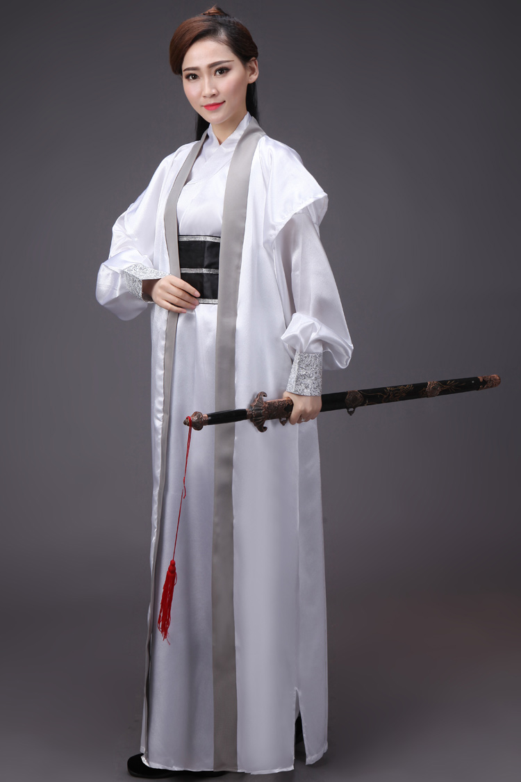 Кинеската Национална Hanfu Бела Античкиот Костим Hanfu Мажи Жени Облека Традиционалните Национални Танг Одговараат Фаза