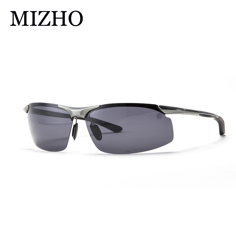 MIZHO Анти-отсјај Тешко Светлина Алуминиум Магнезиум очила со Polaroid HD 2017 Спортски Поларизирани очила за сонце Мажите