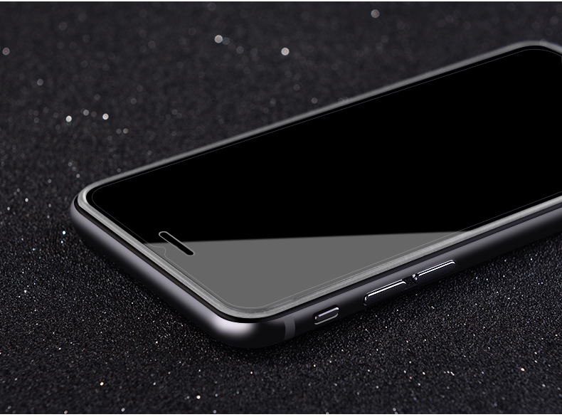 YKSPACE Транспарентен 9H HD Вистински 5D Криви Целосно Покритие за iPhone 6 6S 7 8 Плус 3D Калено Стакло Екран Заштитник