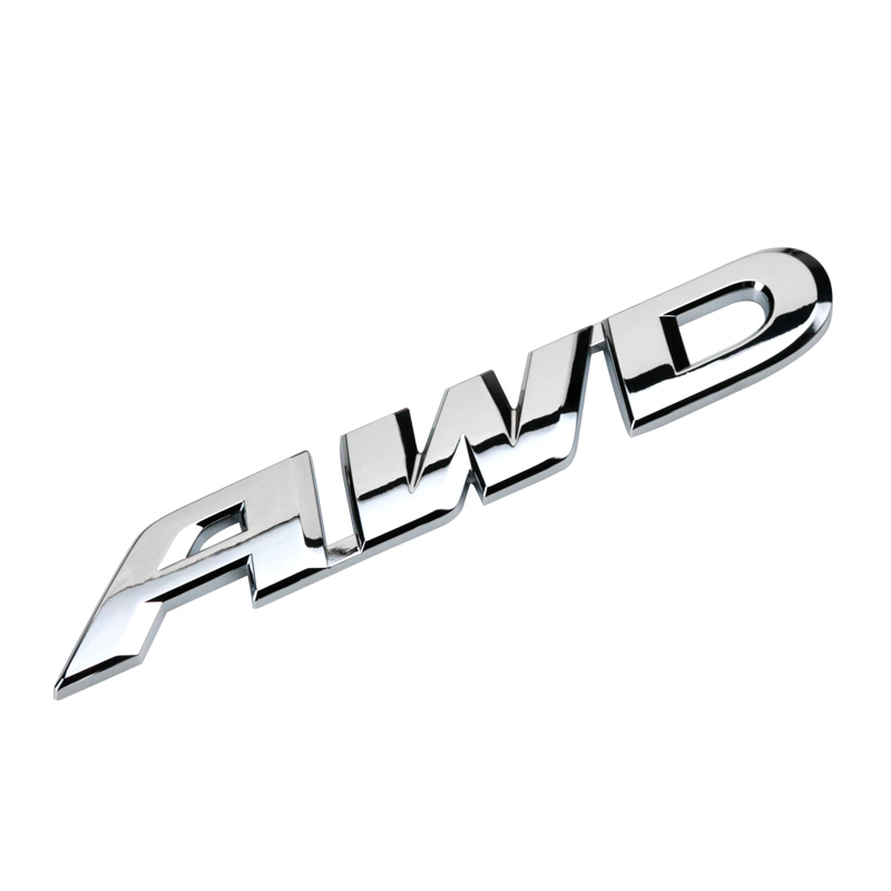 Автомобил Налепница Амблем Значка За Хонда Спогодба Crosstour CRV AWD V6 Опашка Метал/ABS Сребро 3 Големини Auto Tuning