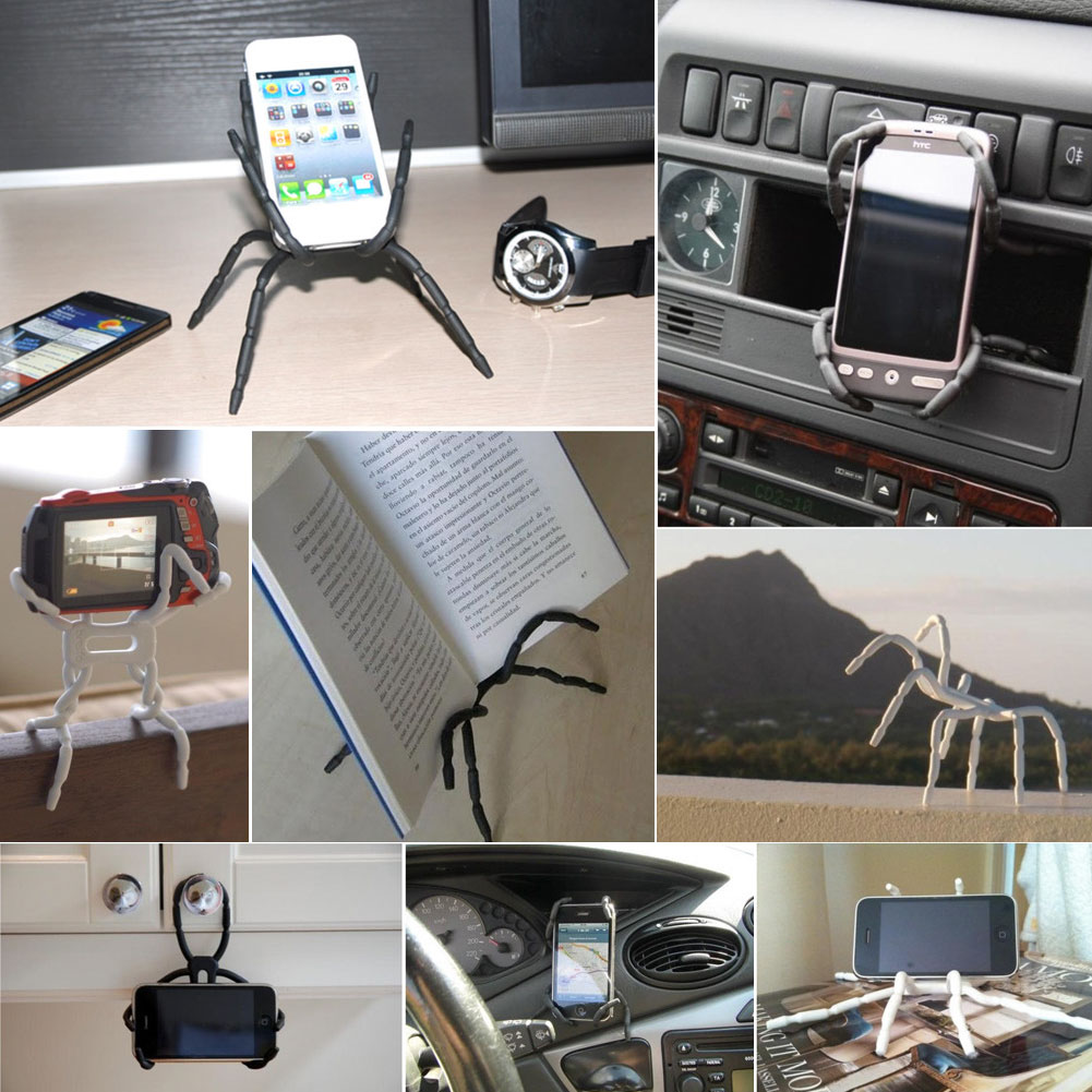 Универзална Spider Мобилен Телефон Држач За Iphone 7 7plus Stent За Redmi 4X 4X про Автомобил Носителот Стојат Поддршка Мобилен Телефон Носителот