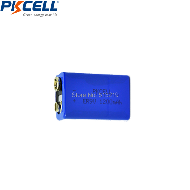 4pcs ER9V 6F22 1200mah 10.8 V Литиум-thionyl хлорид(Li-SOCl2) батеријата Е 9V Batteria за чад аларм Играчки