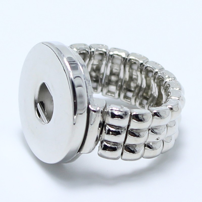 DIY Прилагодливи еластична прилепува прстени Легура прилепува копчиња прстени за 18-20mm ѓумбир копчиња прилепува накит Бесплатен превозот GS112001