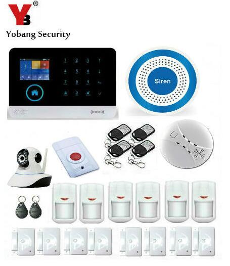Yobang Безбедност-HD IP Камера Надзор СТАН Безжични GSM RFID Рака/Разоружа Алармни Системи Домашна WIFI GSM Дома Упад Alarmas