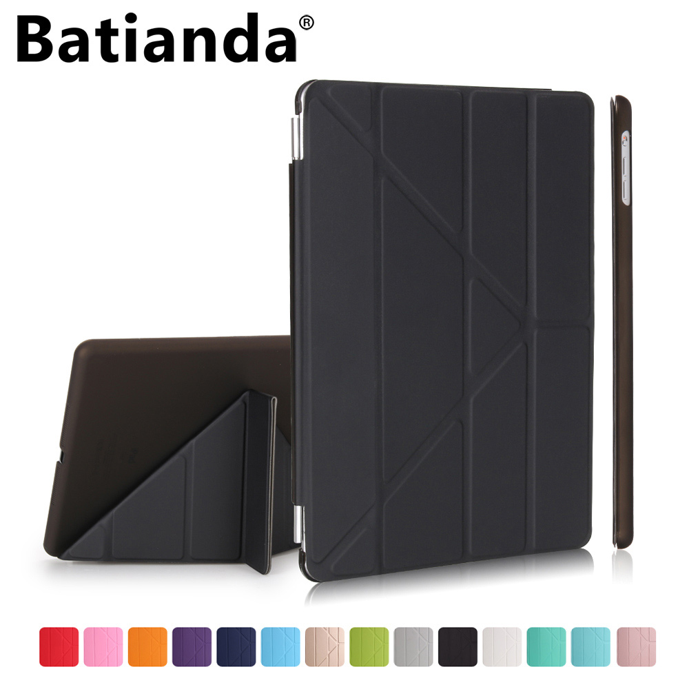 Batianda за iPad mini 1/2/3 Случај Виткање Дизајн Стојат Случај Покрие со Авто Sleep / Wake Функција за Apple iPad mini