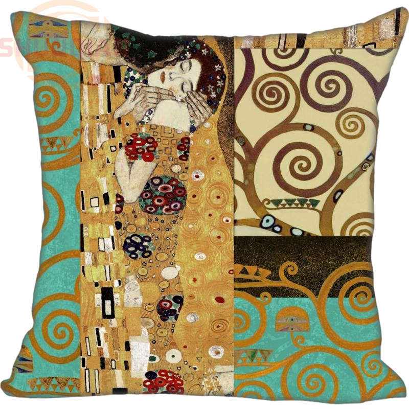 Нови Пристигнување Уметник Густав Klimt Сликарство Pillowcase Свадба Декоративни Перница Случај Прилагодите Подарок За Перница Маска