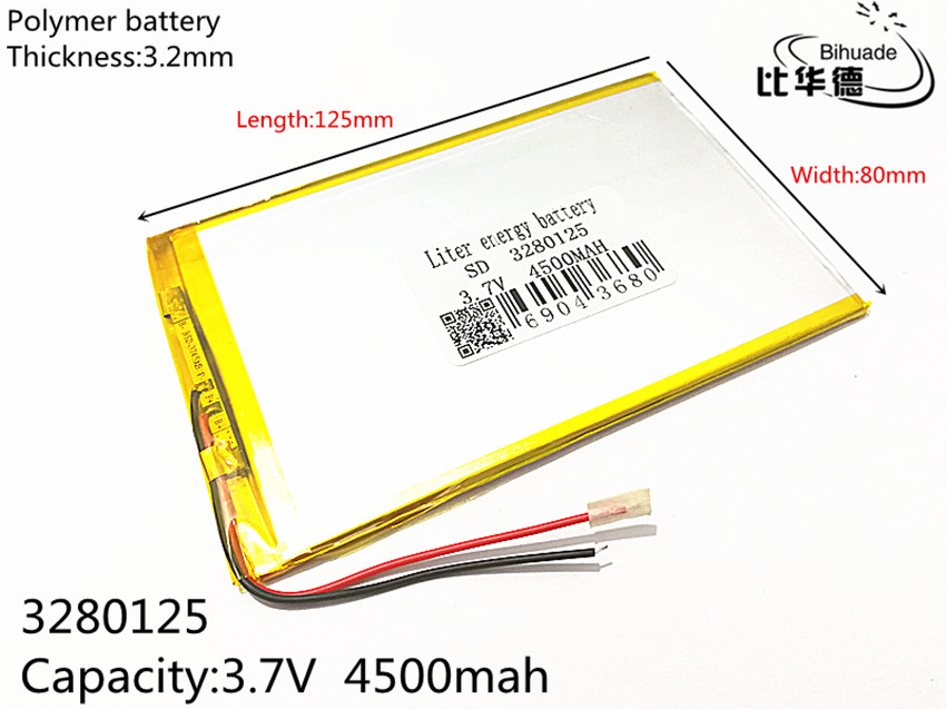 5pcs/многу 3280125 Таблет КОМПЈУТЕР 8 кабел со капацитетот на батеријата 3.7 V 4500 м-р Универзална Li-ion батерија за