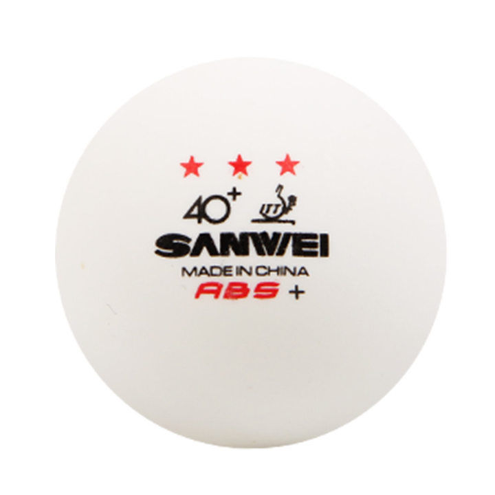 12 Топки SANWEI Злато 3-Ѕвезда Пластични 40+ Пинг-Понг Топка ITTF Одобрени од Нов Материјал, ABS Поли Пинг-Понг Топки Wholesales