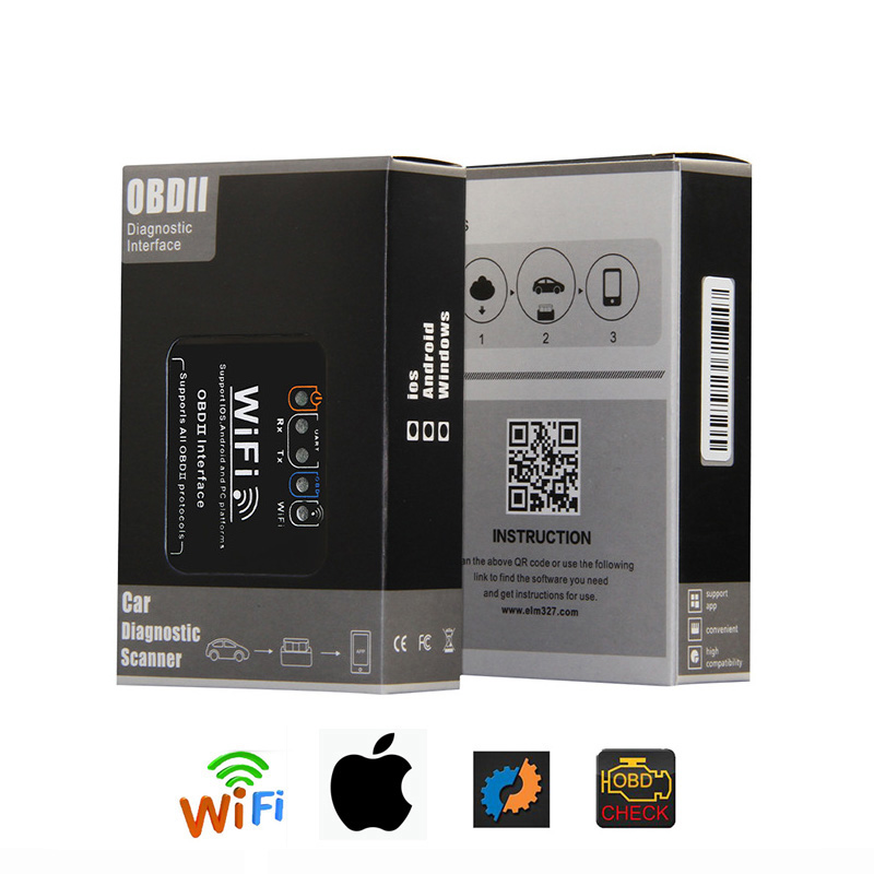 Elm327 Wi-fi OBD2 V1.5 Хардверска Дијагностика на Скенерот За Автомобили Smart Скенирање Алатка Elm 327 Wifi OBD Погоден За IOS Android Уреди
