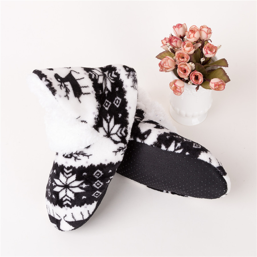 [COSPLACOOL]Жени Дома Дебели Топло Meias Dot за Дизајн Мека Чевли Не се лизга Кат Чорапи Жени со Висок Квалитет Спиење Calcetines Mujer