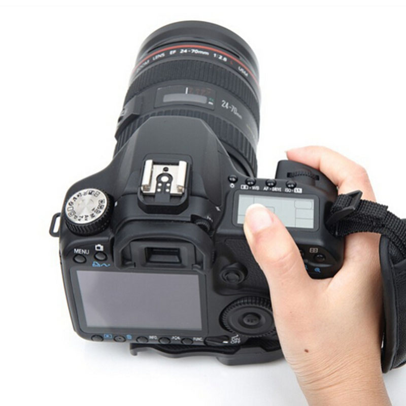 Топла Продажба! Faux Кожа Камера Рака Зафат врвка за околу рака Појас торба Држачот за Canon Nikon, Sony Олимп SLR/dslr фото