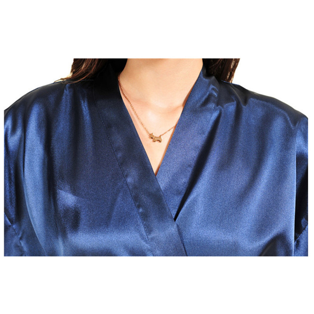 Rayon облека Свадба Невестата Деверуша Gown за жените свила Sleepwear јапонското кимоно свила облека Големи Димензии на жените Секси Bathrobe