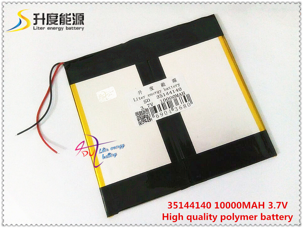 3.7 V 10000mAH 35144140 (полимер литиум јонска батерија ) за таблет компјутер;ЗА PIPO,,AINOL ,