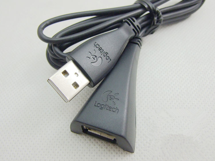1.5 метри Оригинални USB Кабел за Logitech USB 2.0 Продолжување Кабел Женски Машки Стојат продолжување линија Приемник