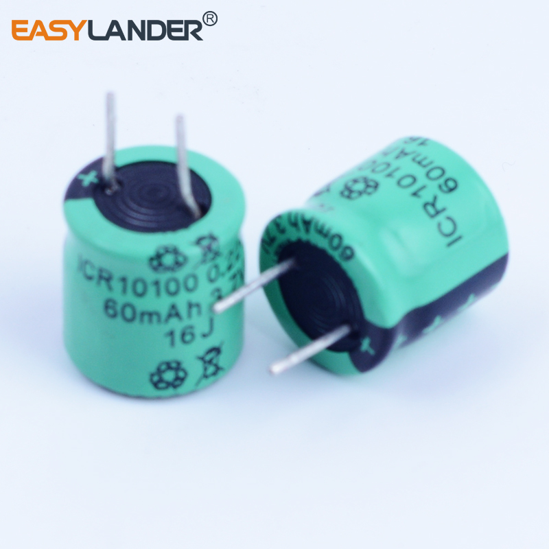 Easylander 2 парчиња/Многу 3.7 V 60mAh Li-полимер li ion Батерија ЗА Спорт Bluetooth слушалки Капацитивни батерии