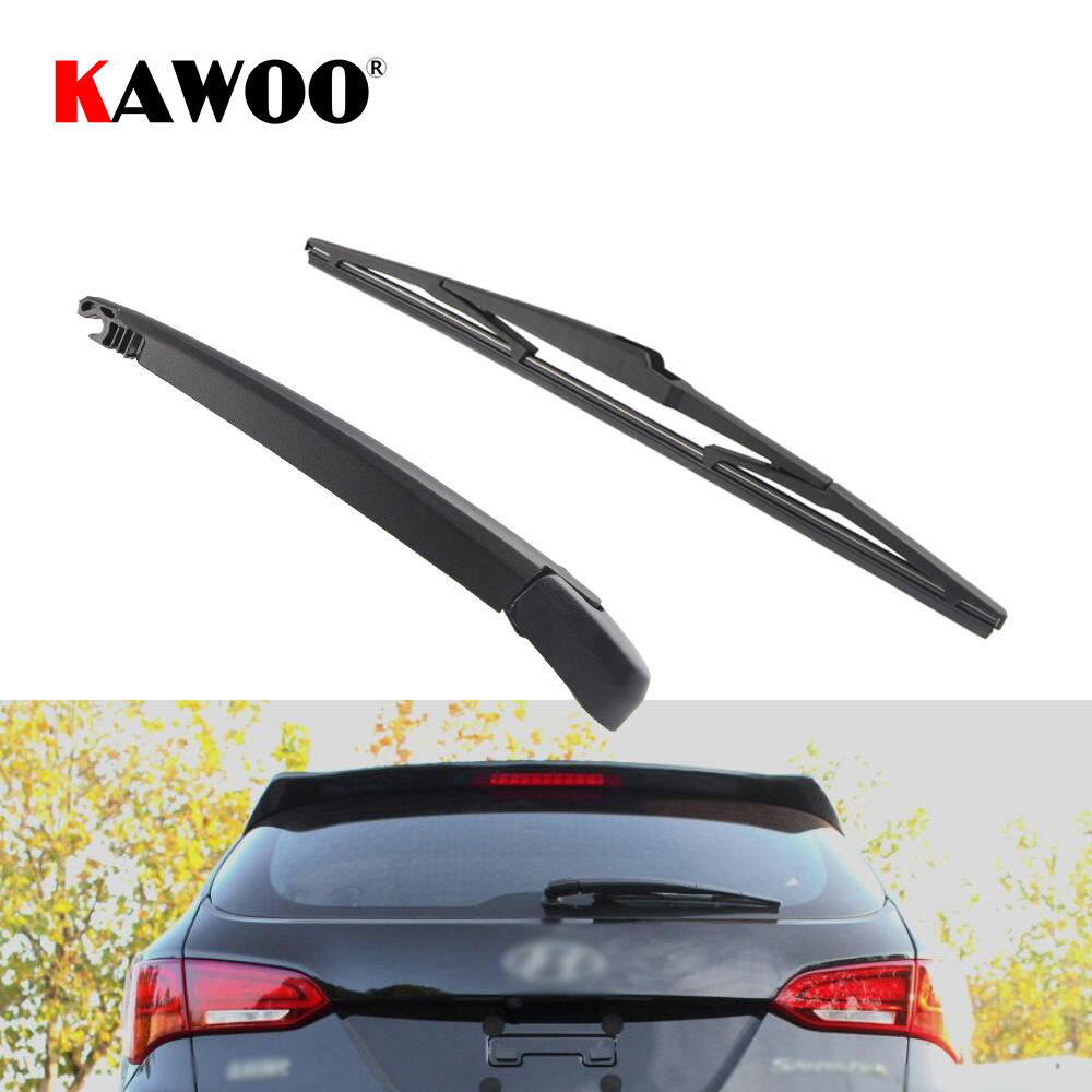 KAWOO Автомобил Задните Wiper Ножеви Задниот Прозорец Стакло Рака За Hyundai Нови Santafe Hatchback (2006-2012) 355mm