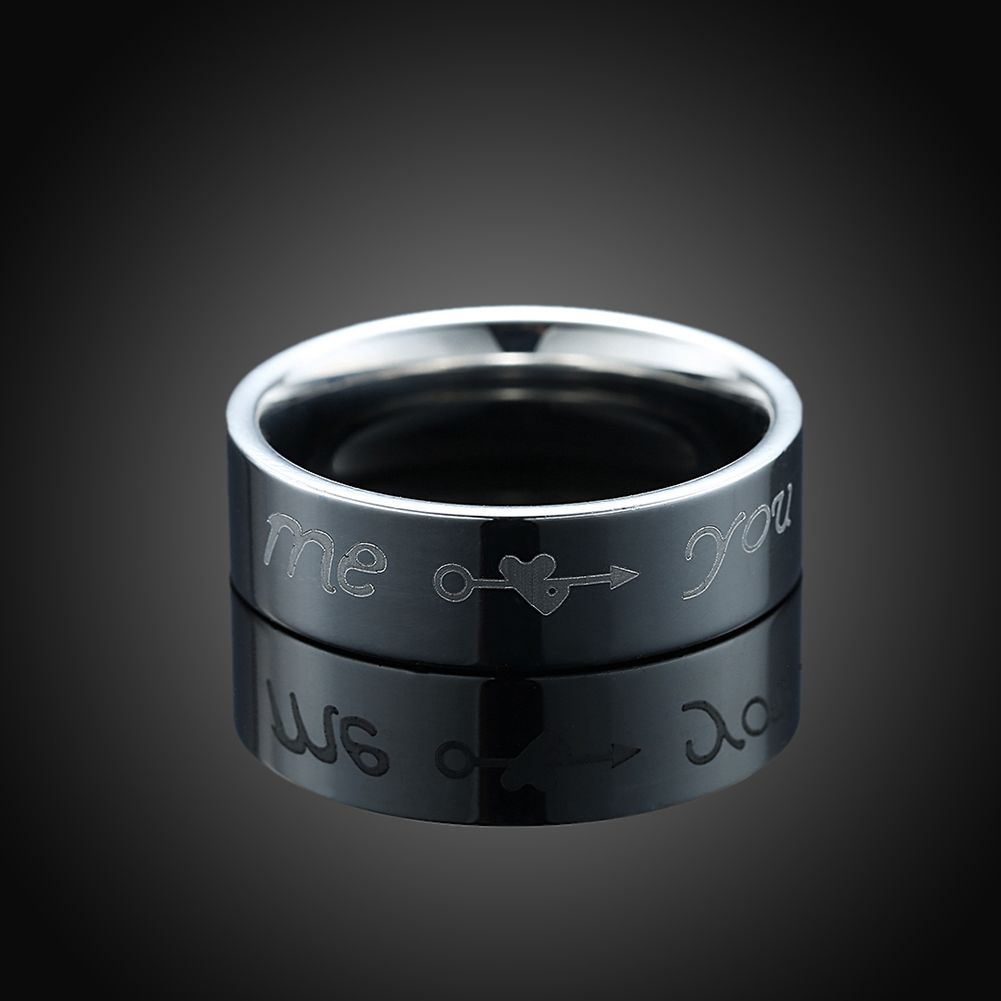 KITEAL Нови Пристигнување!! Титаниум Челик големина 10 7 8 9 човек прстен Широк врежан неколку прстен anillo осо колиер