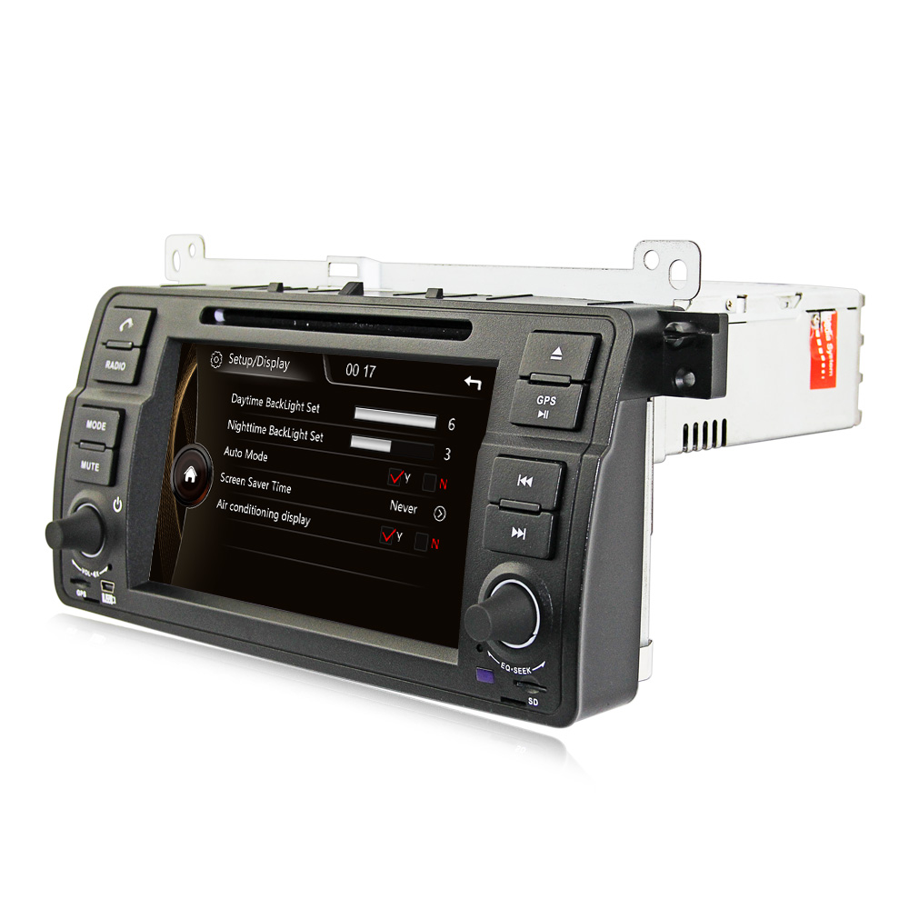 Eunavi 7 HD Екран на Допир за еден 1 din Автомобил DVD Плеер GPS Навигација за BMW E46 3 Серија М3 Bluetooth Радио USB